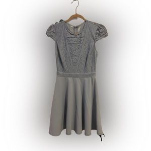 Grey ish blue lace dress